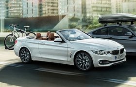 Несколько фотографий кабриолета BMW 4 серии попали в интернет